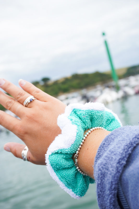 Turquoise & White